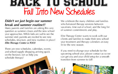 Falling into new schedules