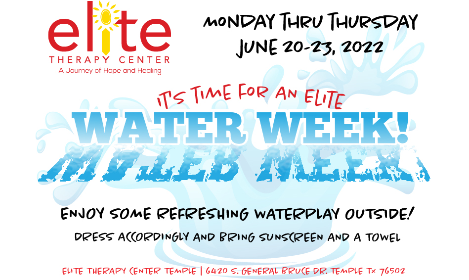 Water Week at Elite Therapy Center Temple