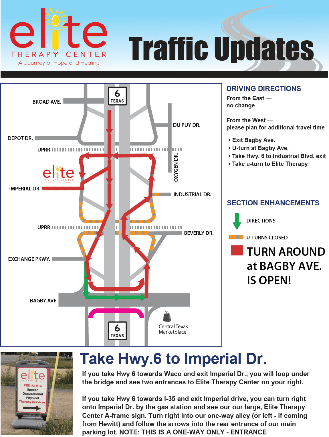 Traffic Updates for Elite Therapy Center Elite Therapy Center
