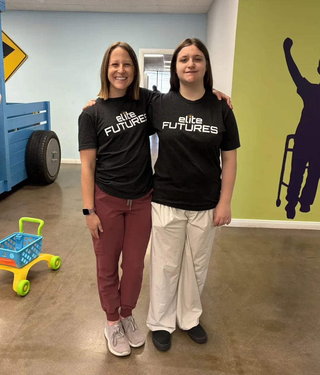 Maddy_Emily-EF2025 Female student working in the Elite Futures Intensive Program at Elite Therapy Center Waco clinic